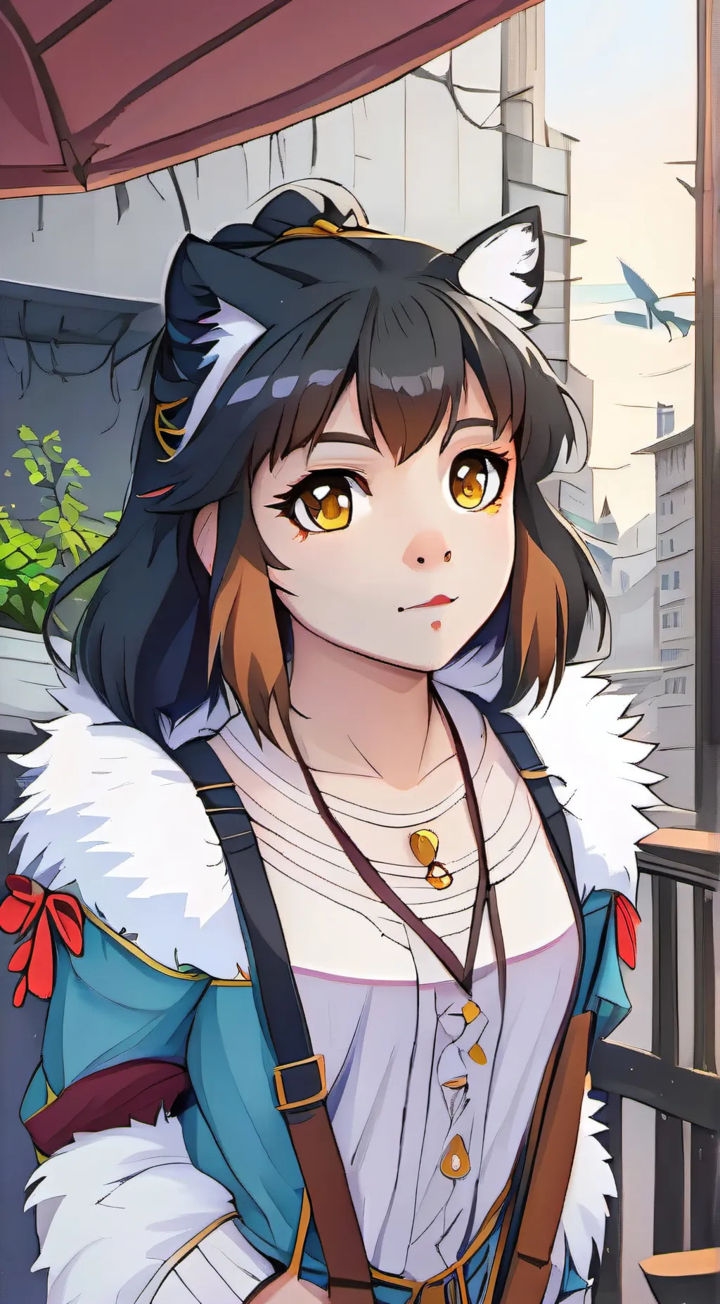 ai character: caramie background