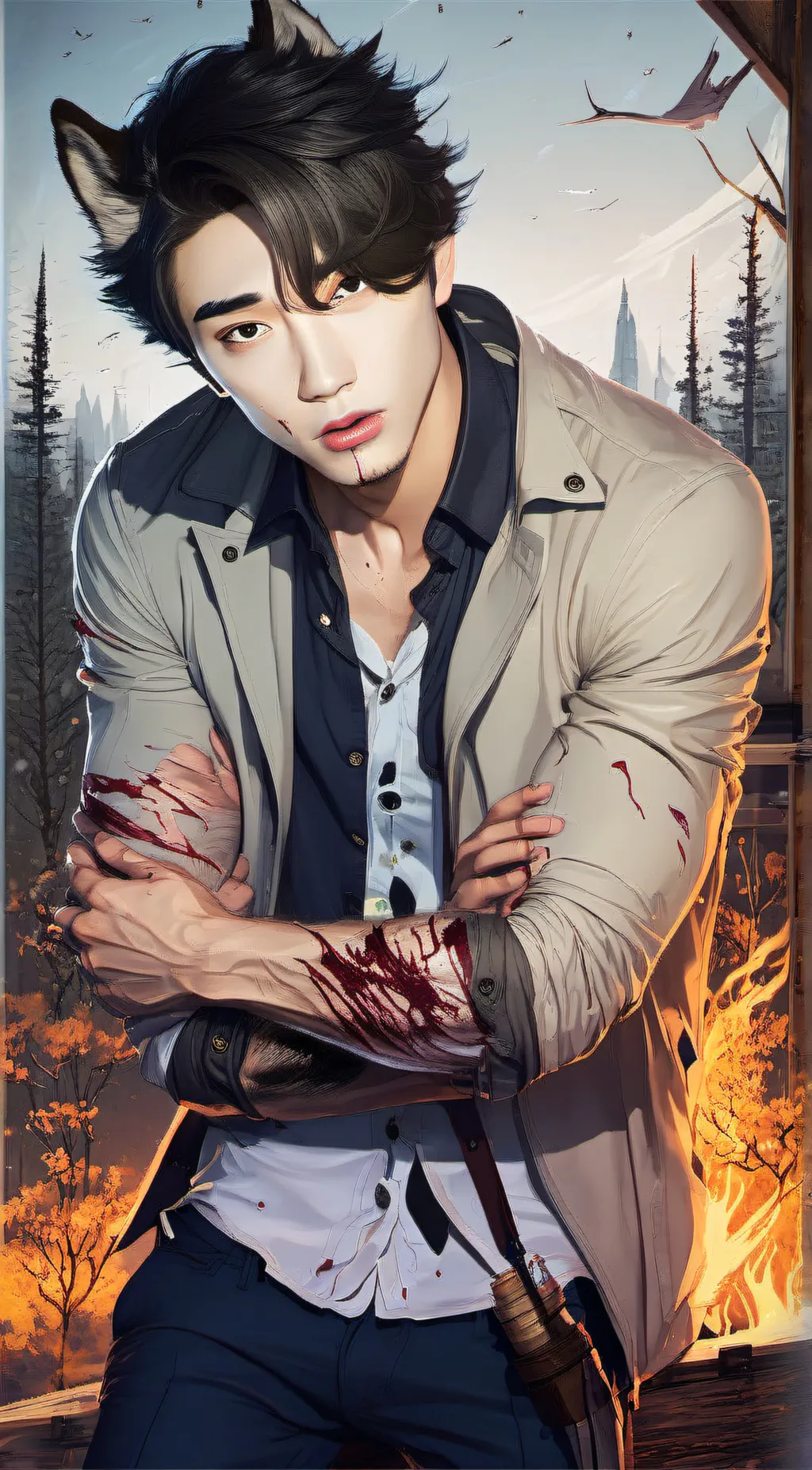 ai character: Eric  background