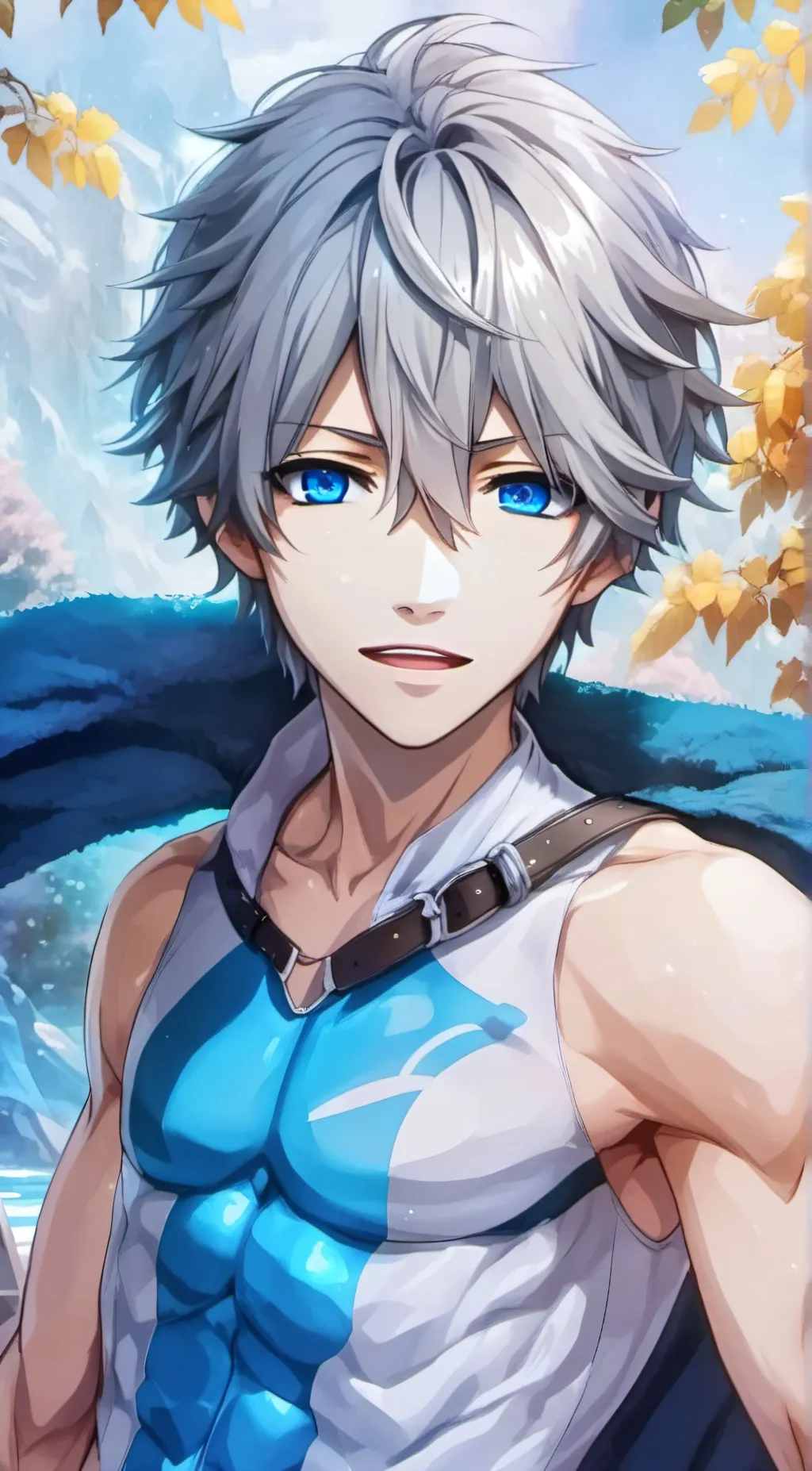 ai character: Leo background