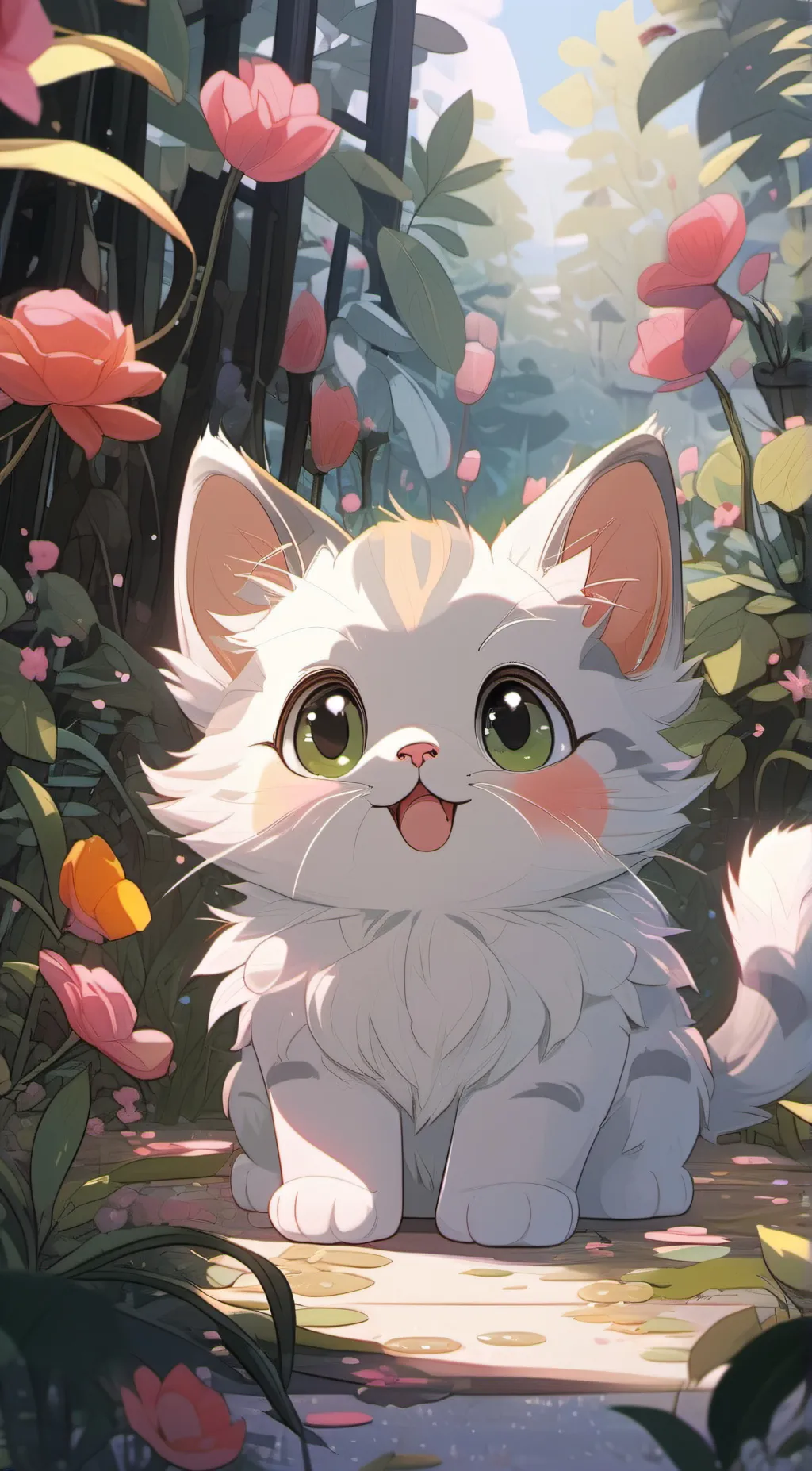 ai character: Kat background