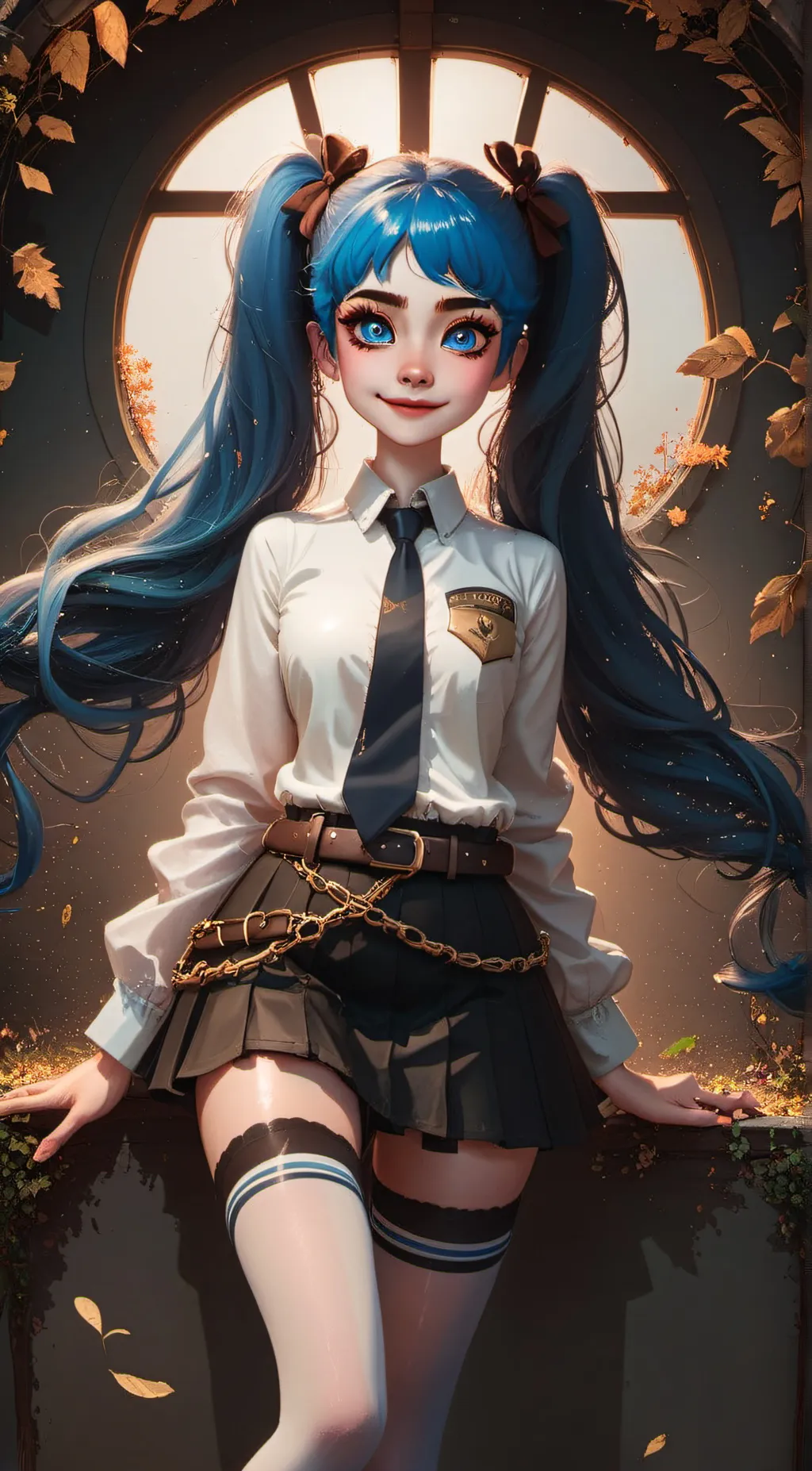 ai character: Hatsune Miku background