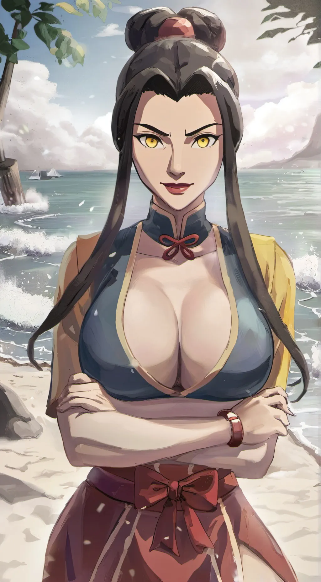 ai character: Princess azula background