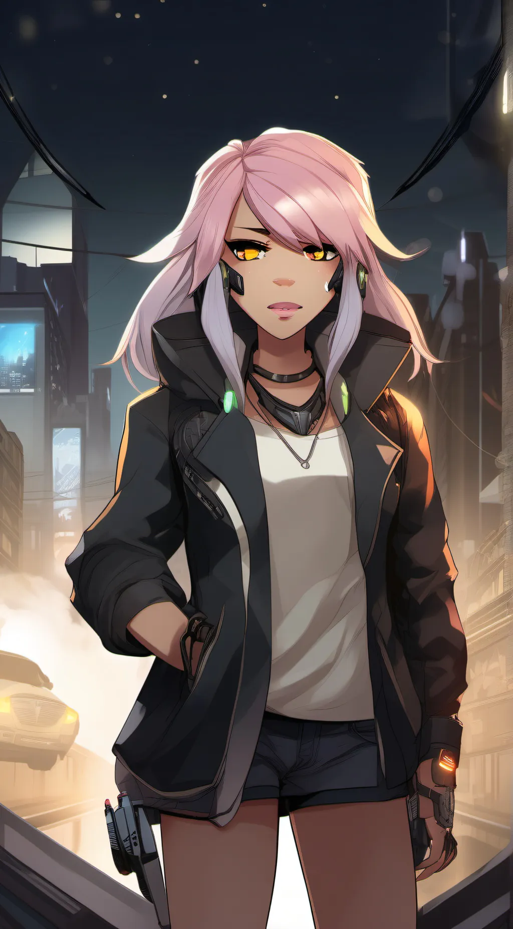 ai character: nore background