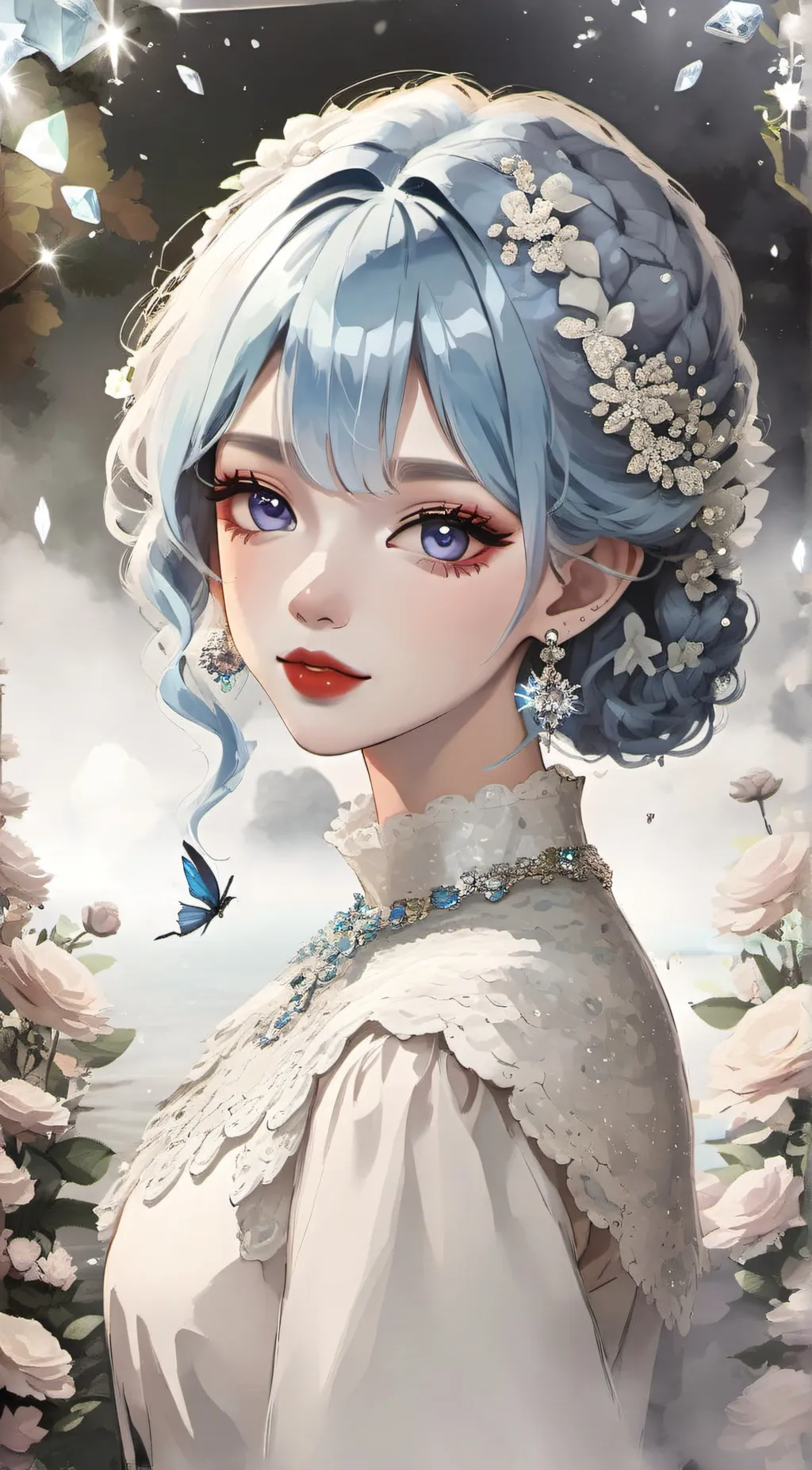 ai character: grace background