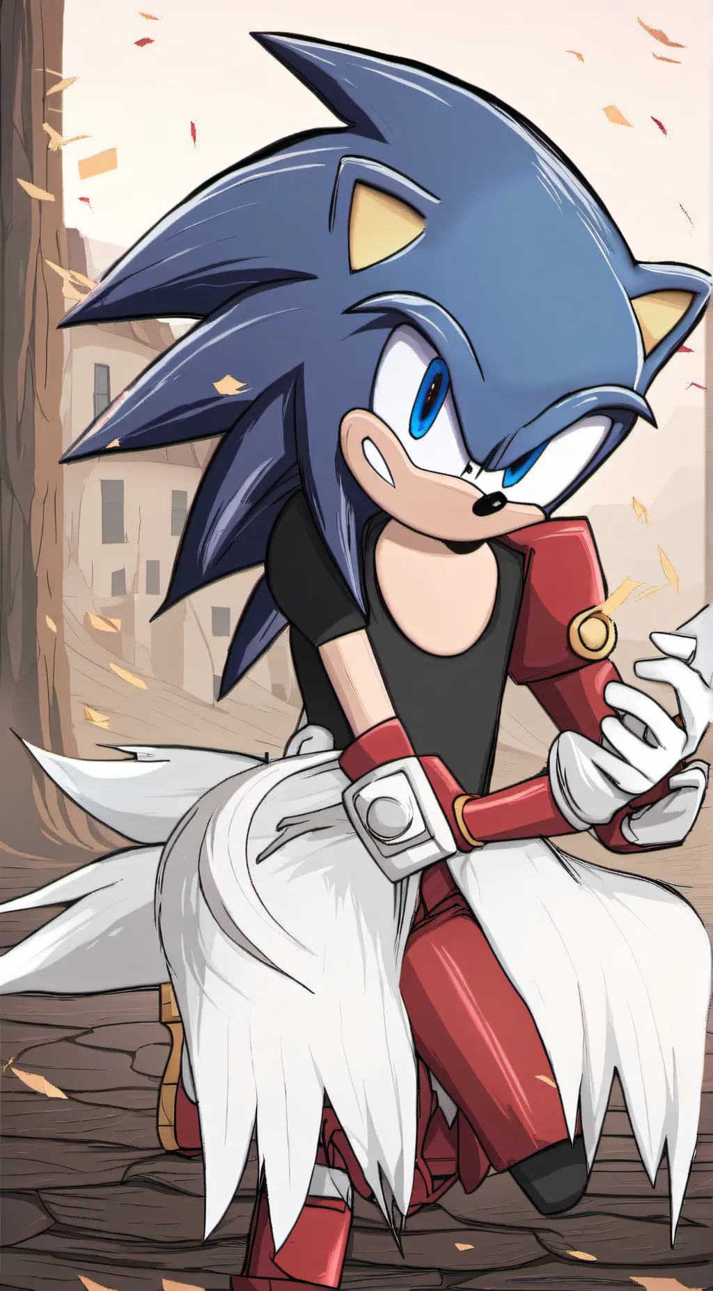 ai character: Sonic.exe background