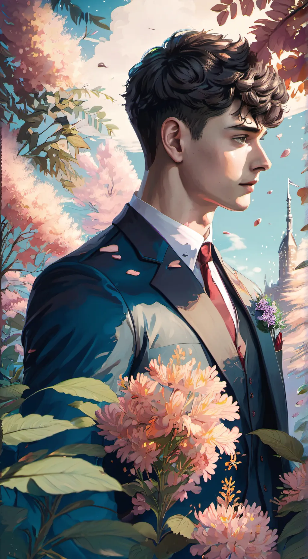 ai character: Him<3 background