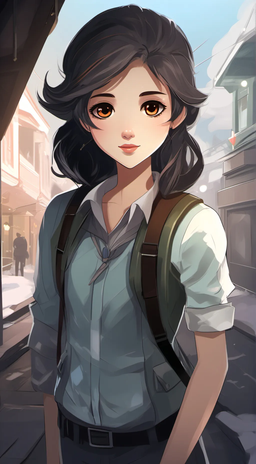 ai character: Linda  background