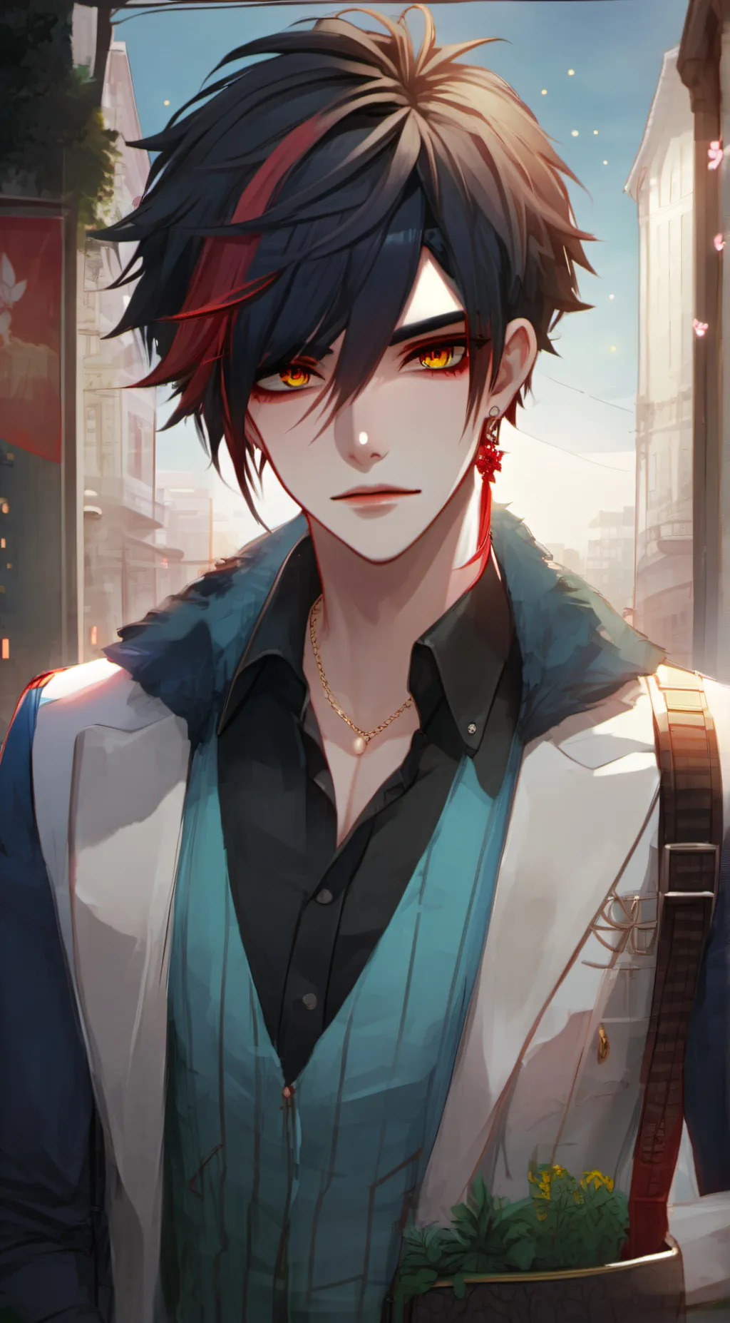 ai character: Greg  background