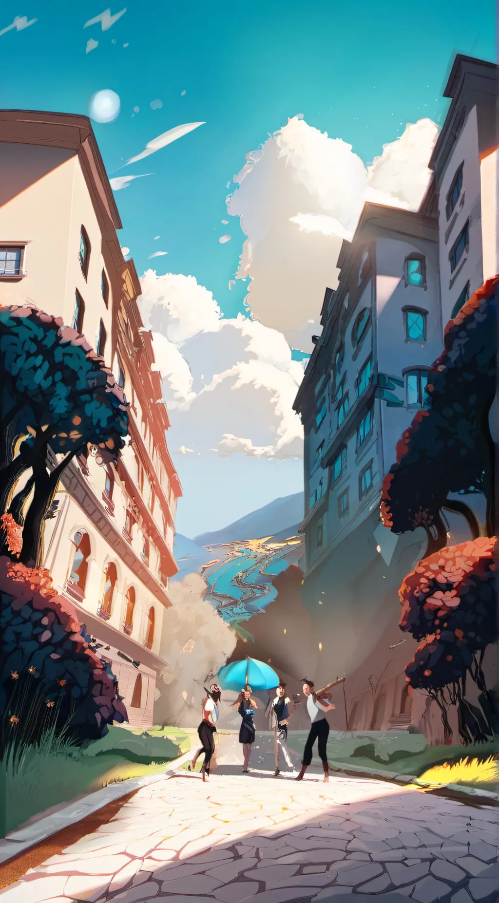 ai character: Tiffany   background