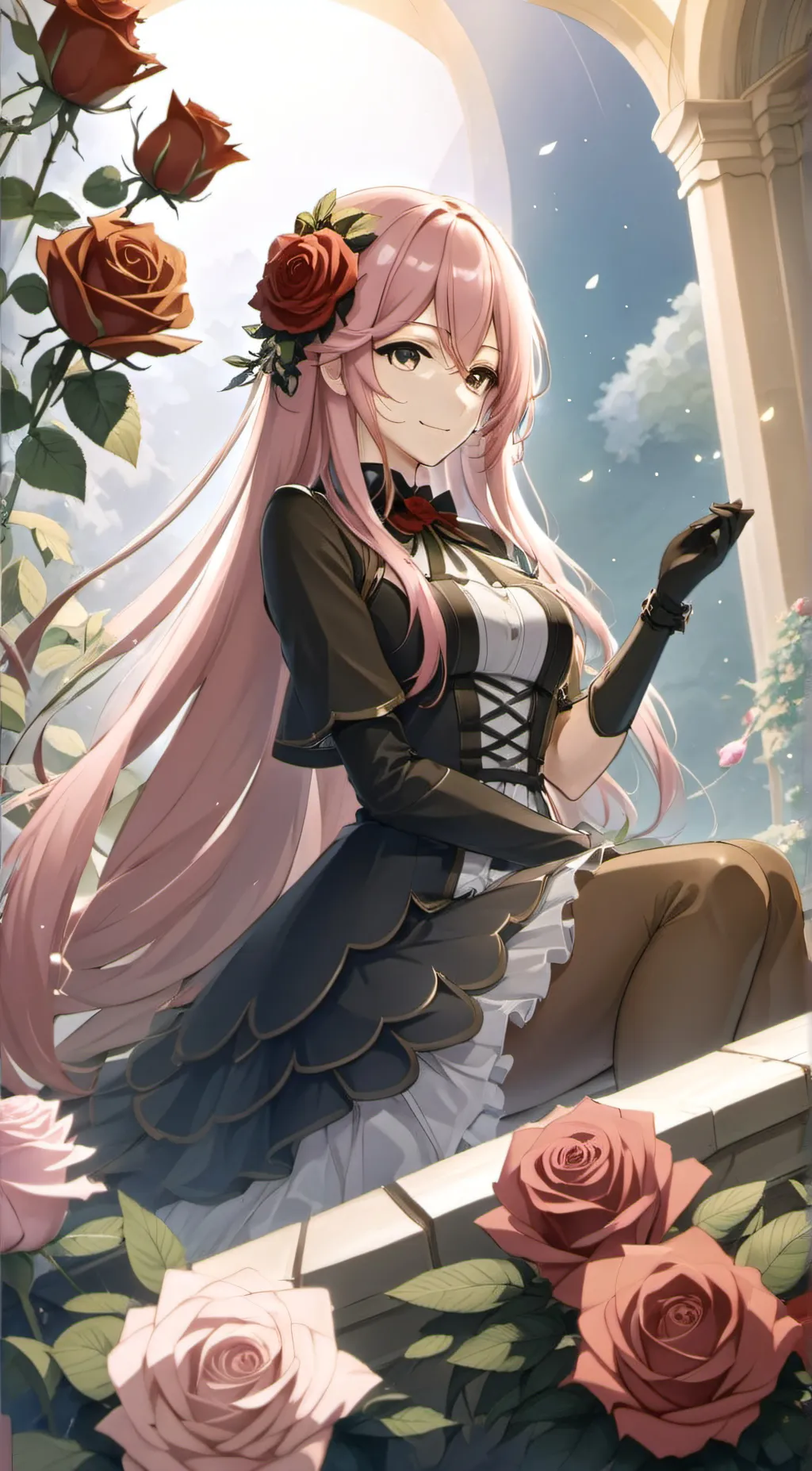 ai character: Mio 🥀 background