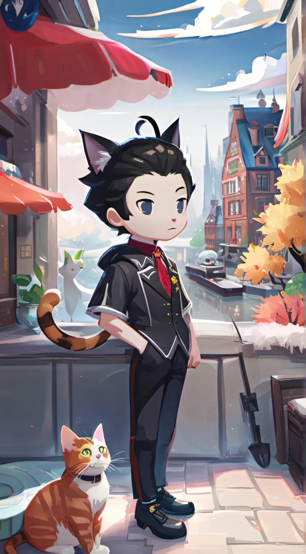 Talkie AI - Chat with Adrian The Cat