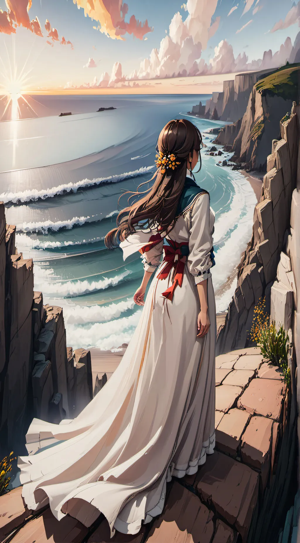 ai character: Ava  background