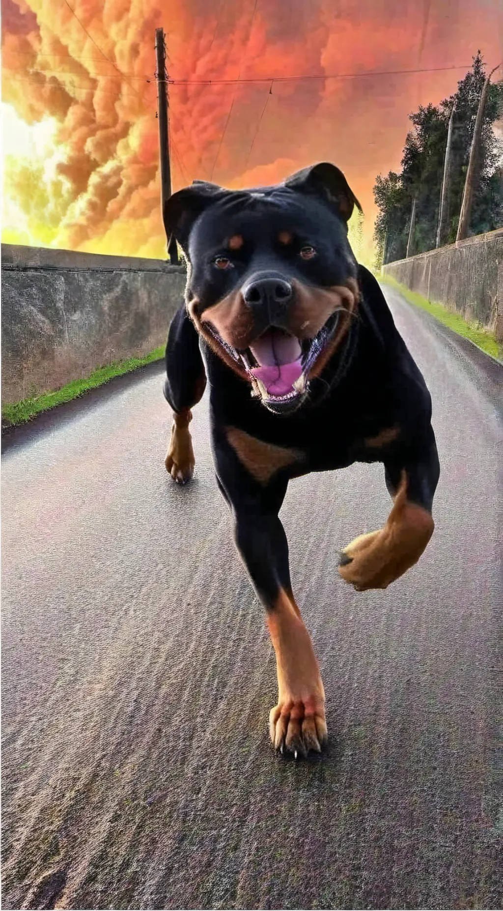 ai character: Thunder background