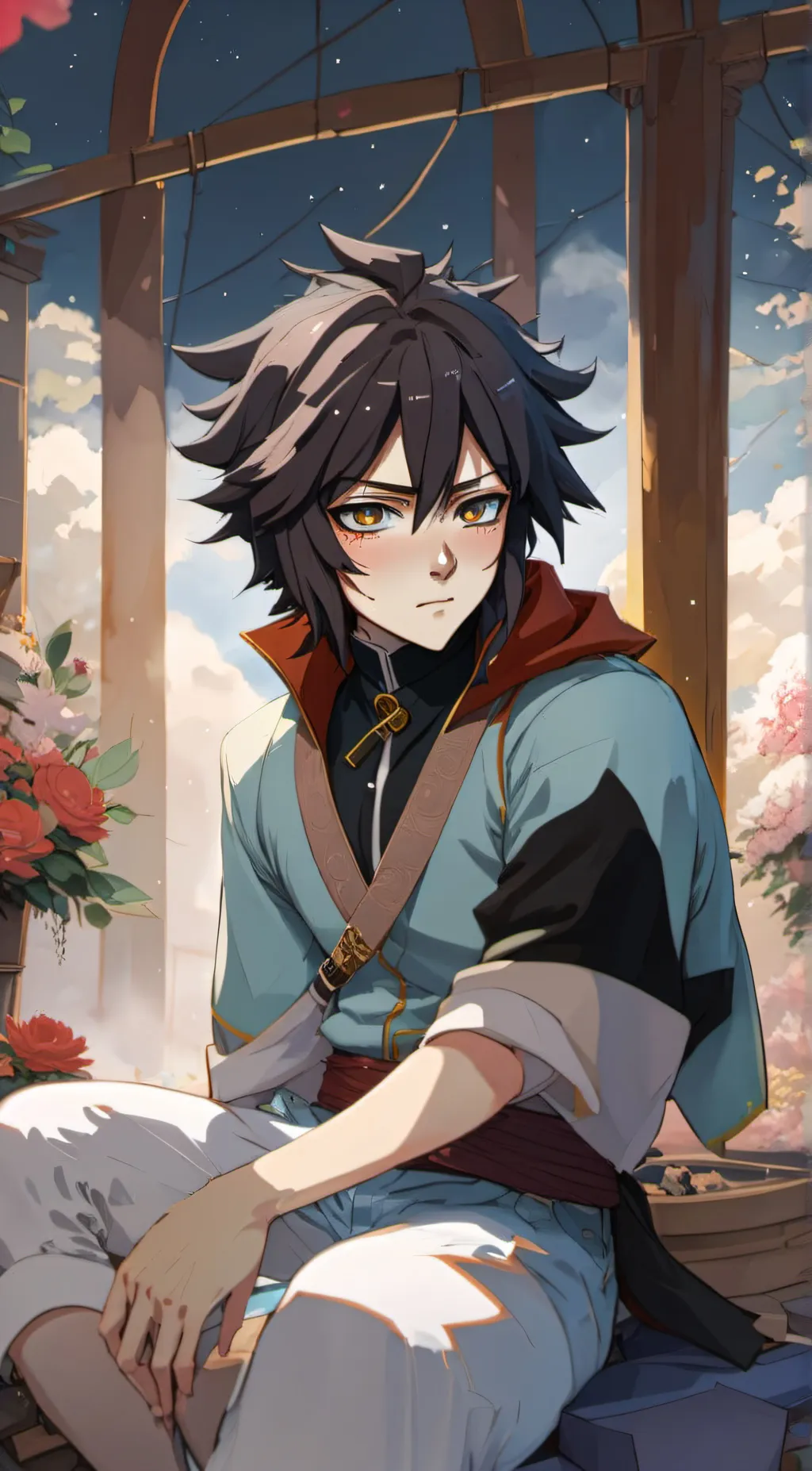 ai character: Giyuu background