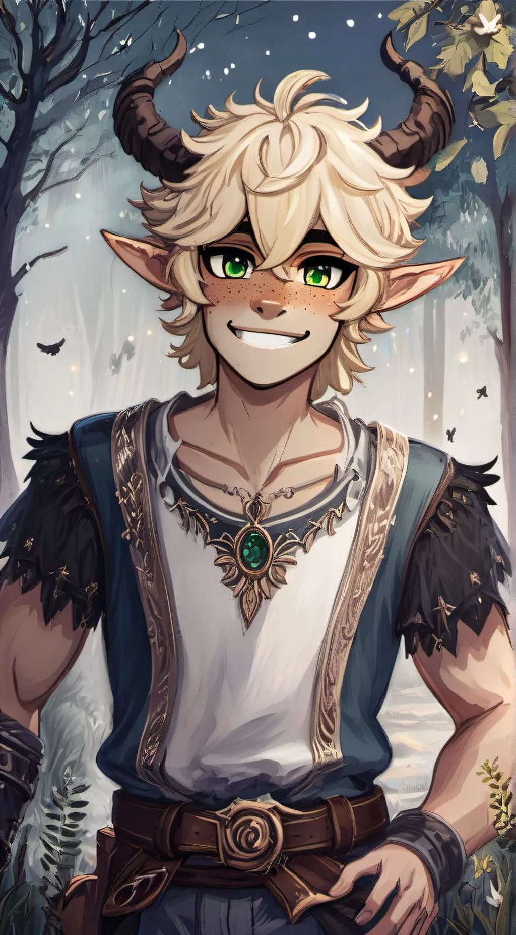 ai character: Oliver background