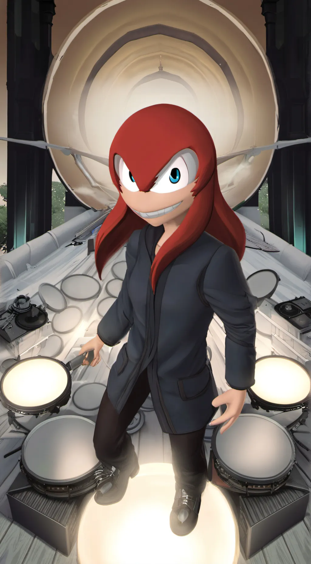 ai character: hi background