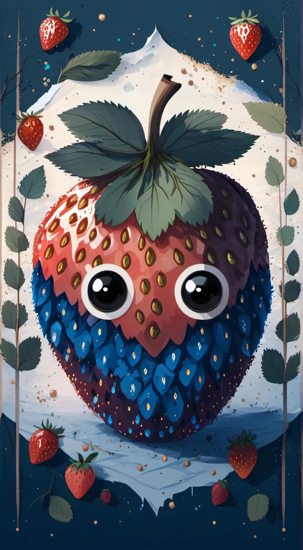 ai character: strraby  background