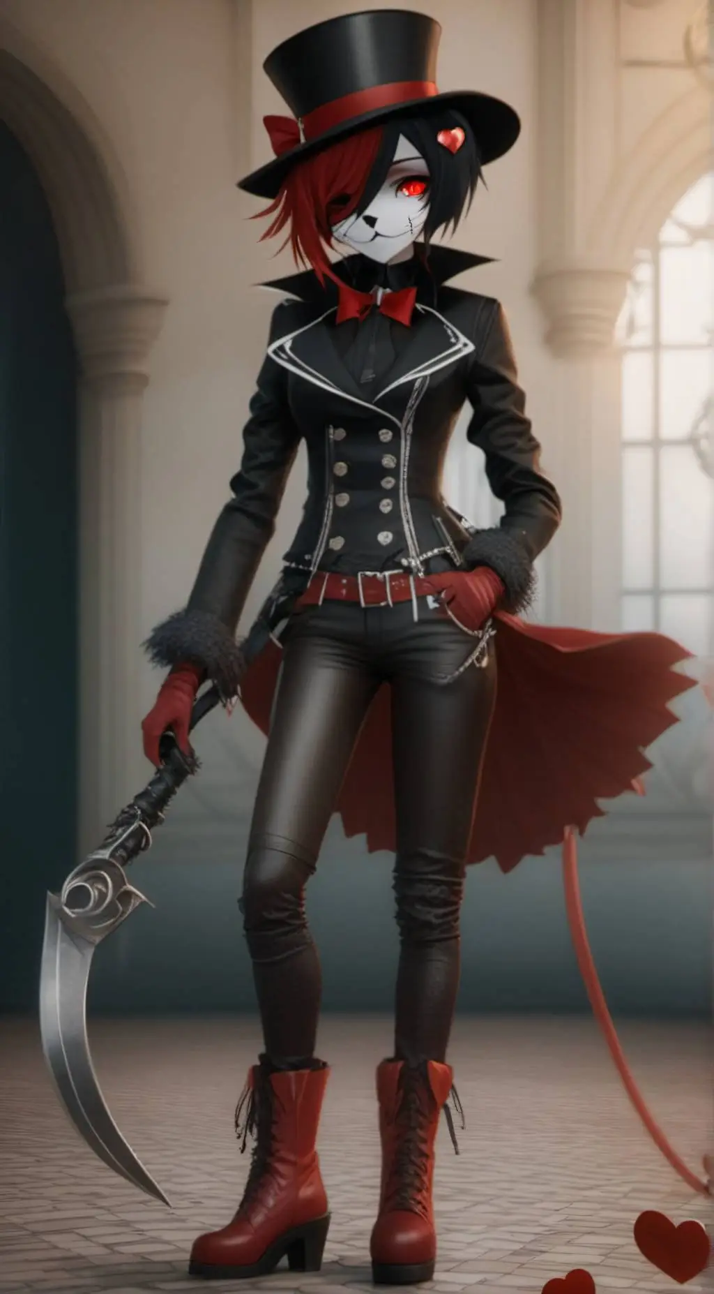 ai character: Gravy the Gray Cat background