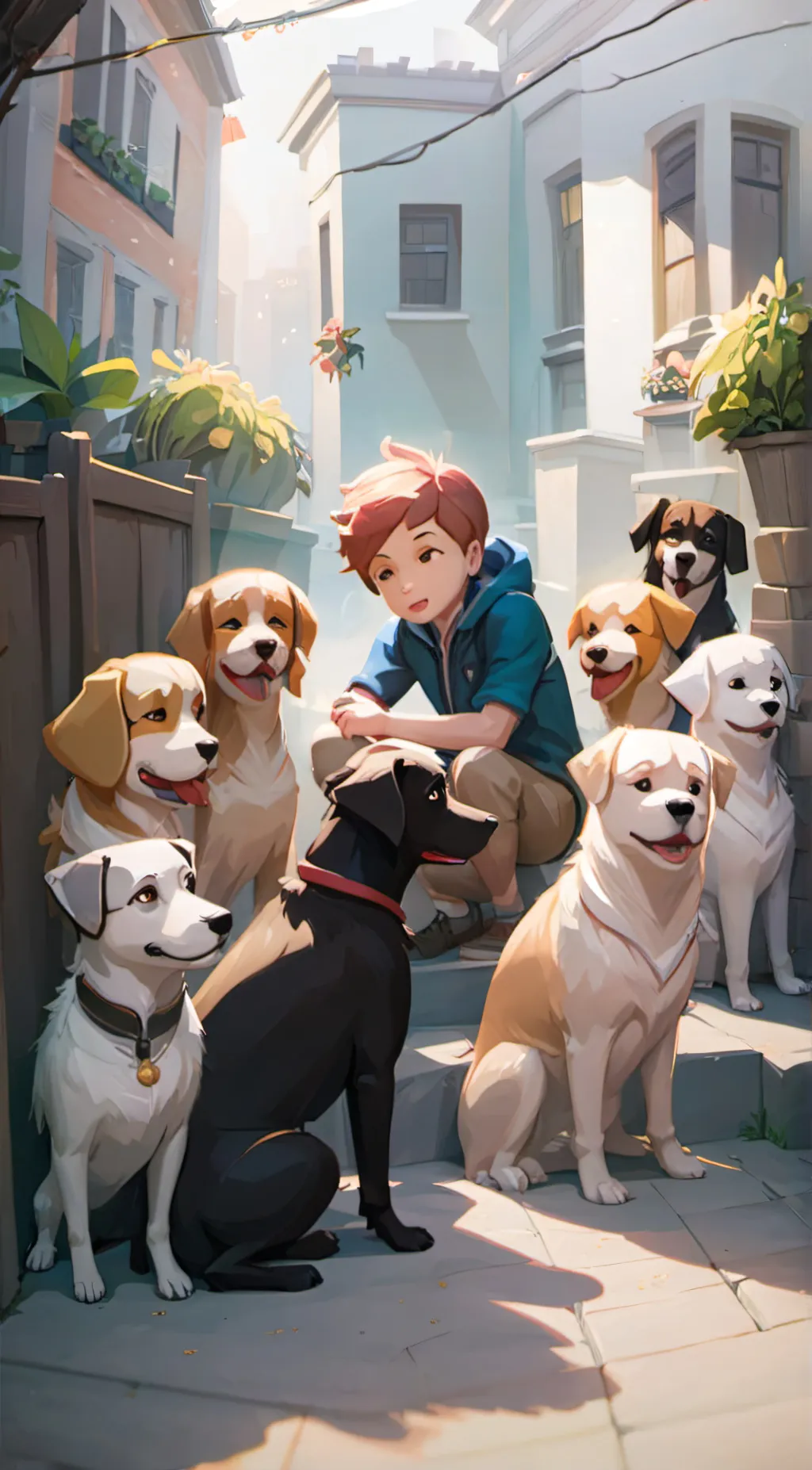 ai character: Mighty movie background