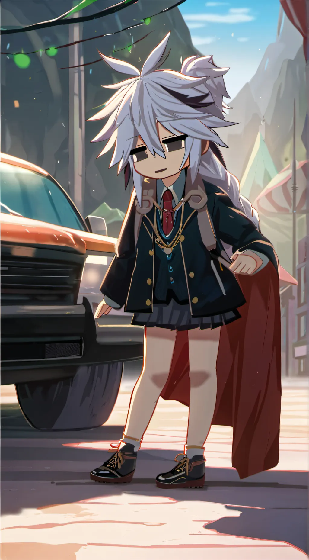 ai character: Luna  background