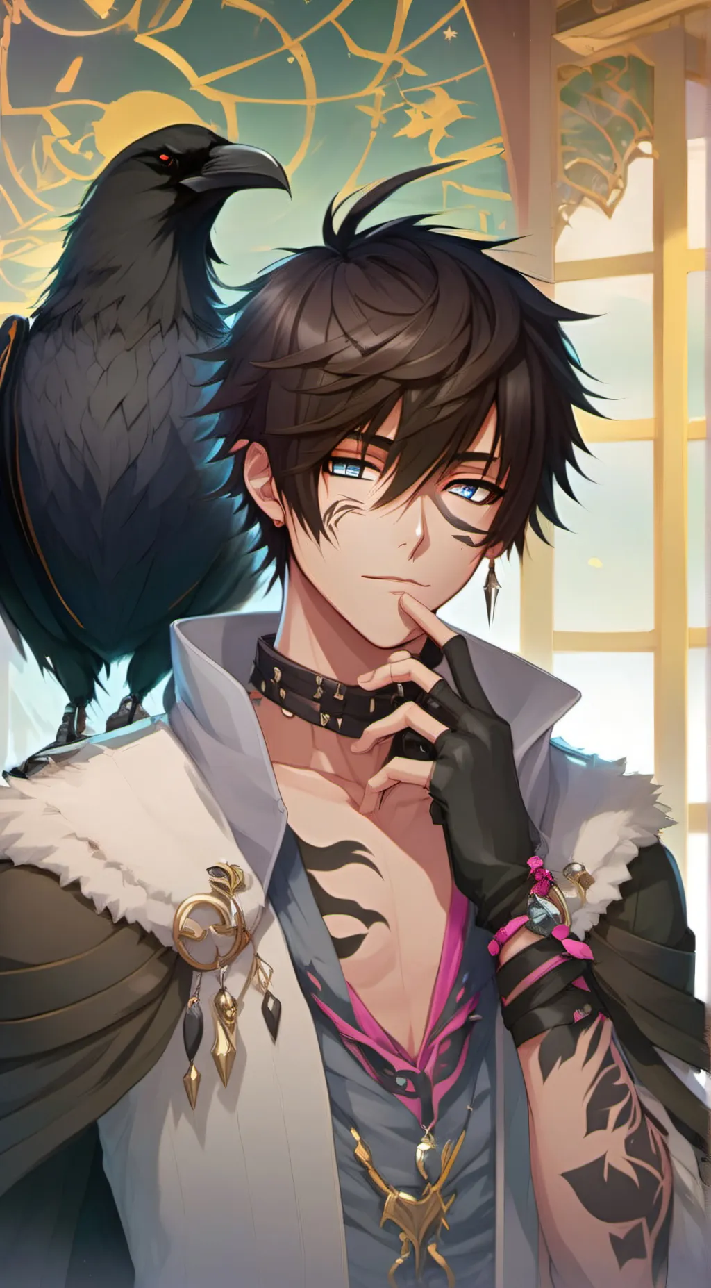 ai character: Shinji Asakura  background