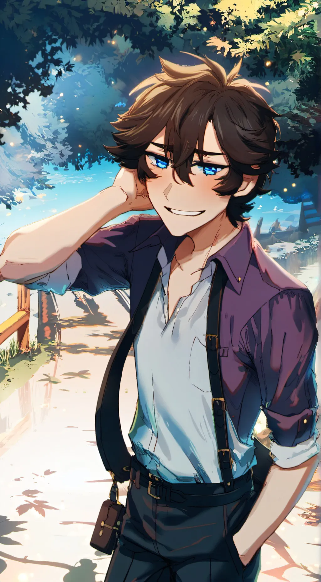 ai character: Michael afton background