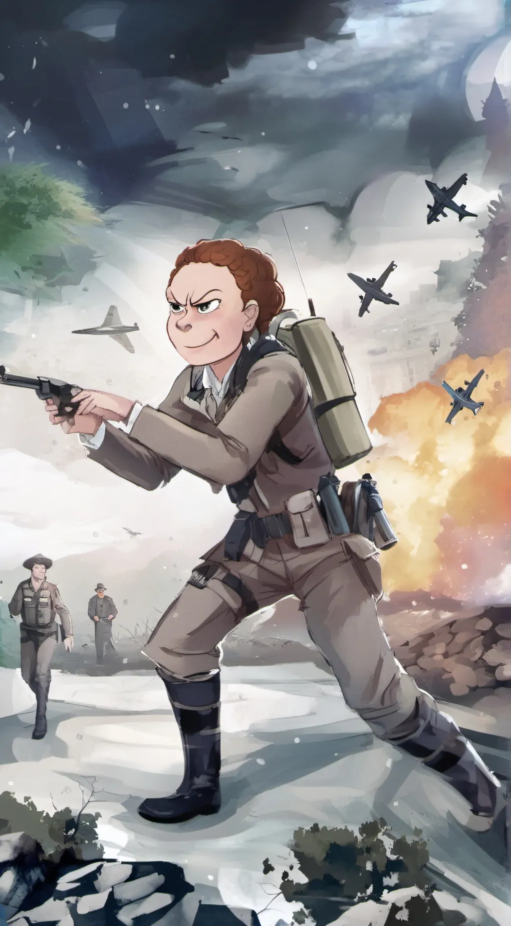 ai character: Commander Bretta background