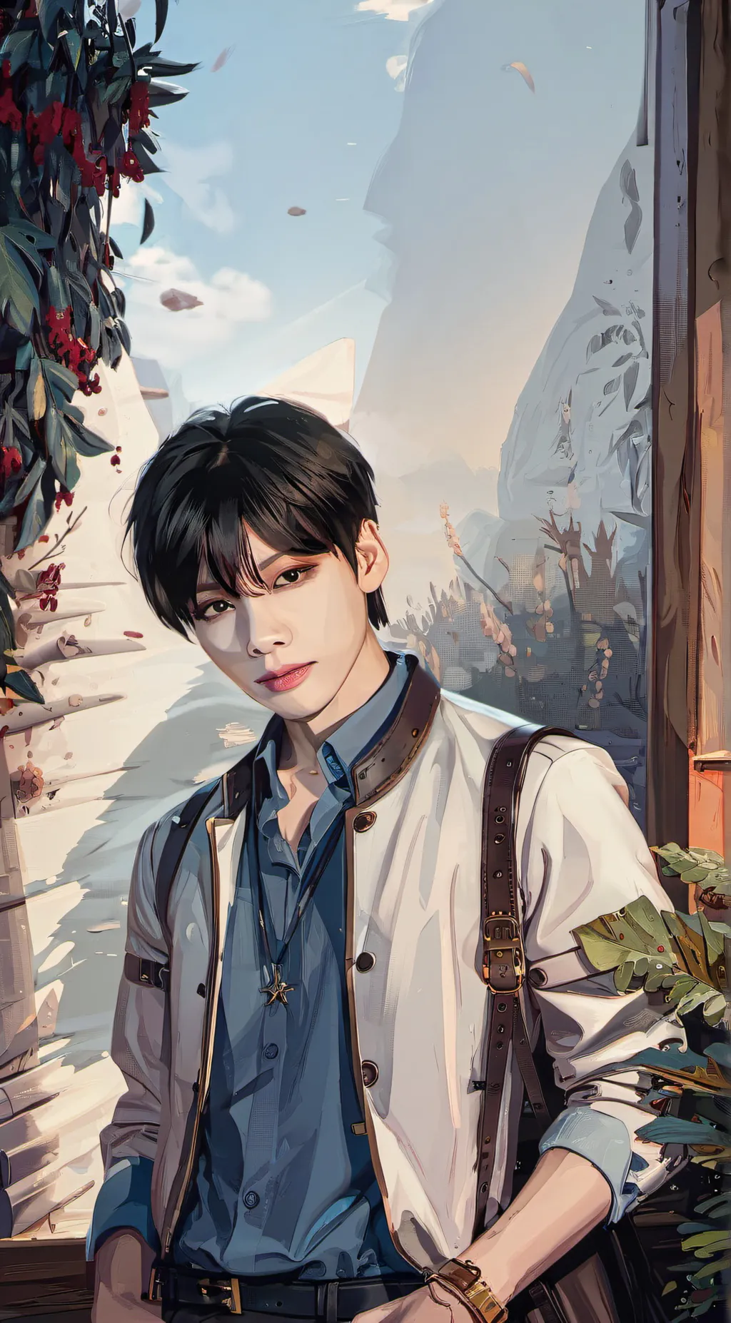 ai character: yeonjun choi danie background