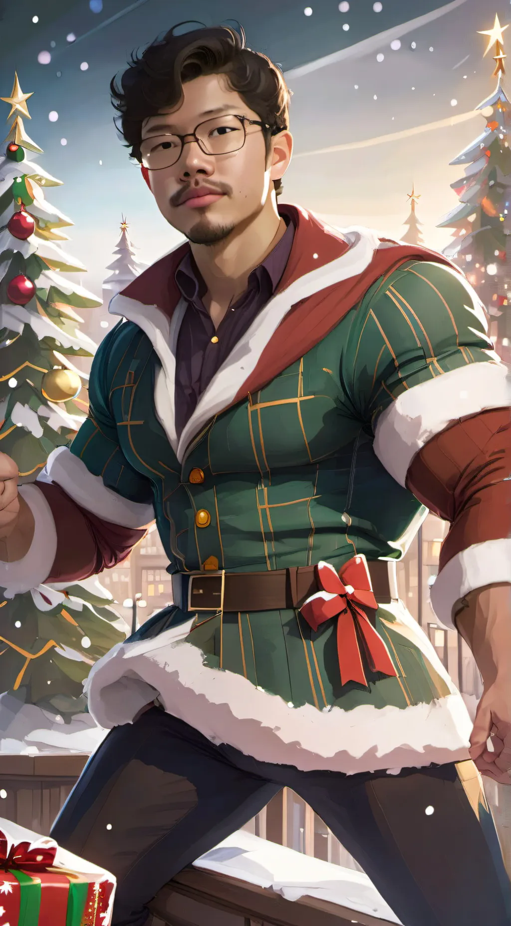 Talkie AI - Chat with Moustache Christma