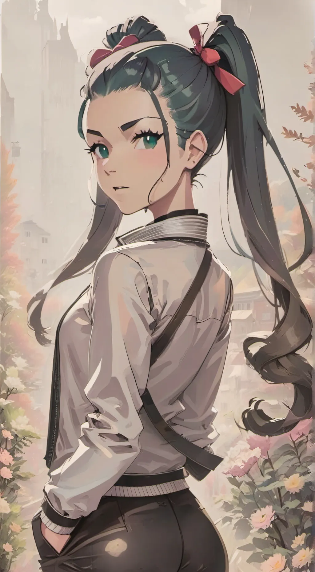 ai character: milky background