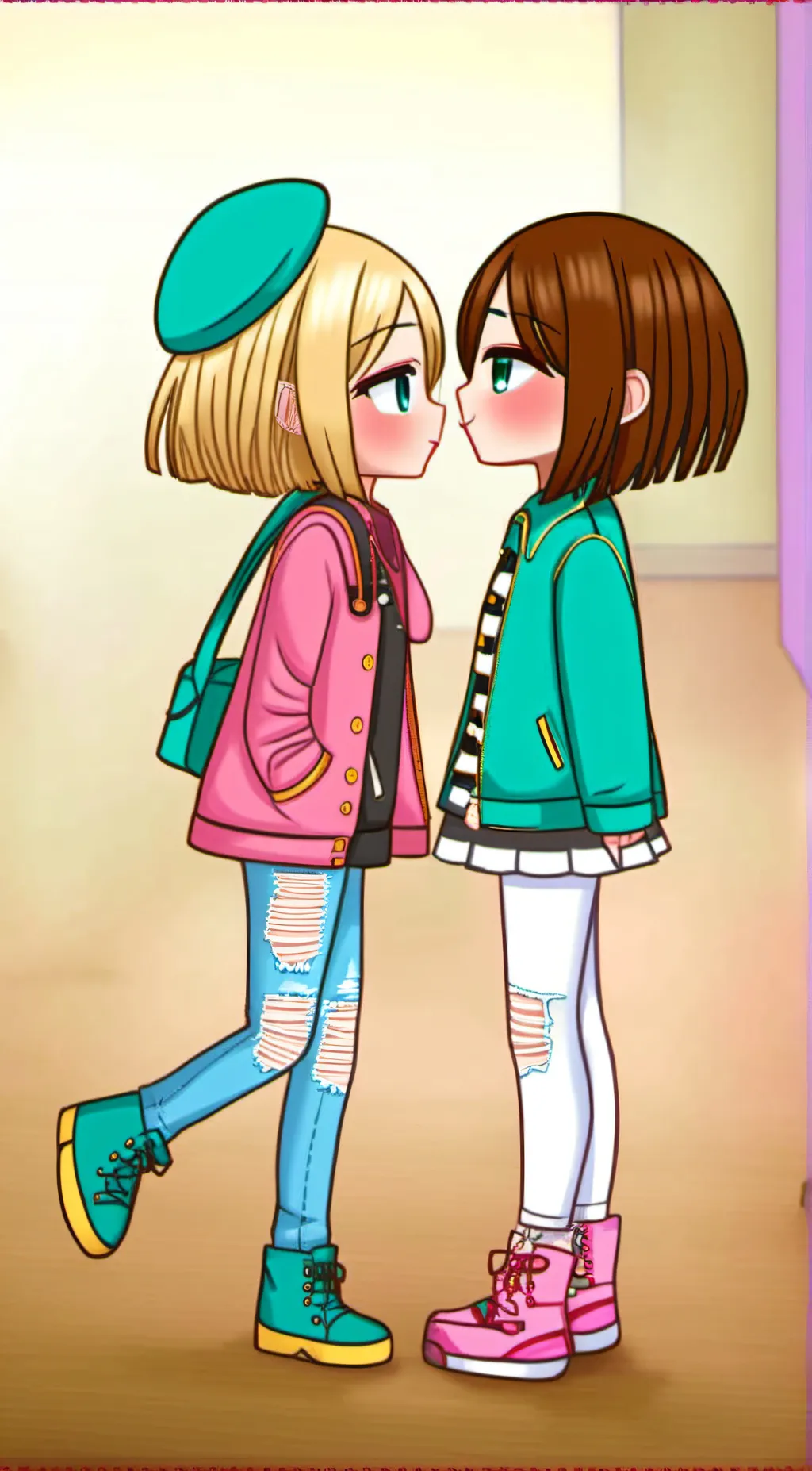 ai character: Zelda and kaylee background