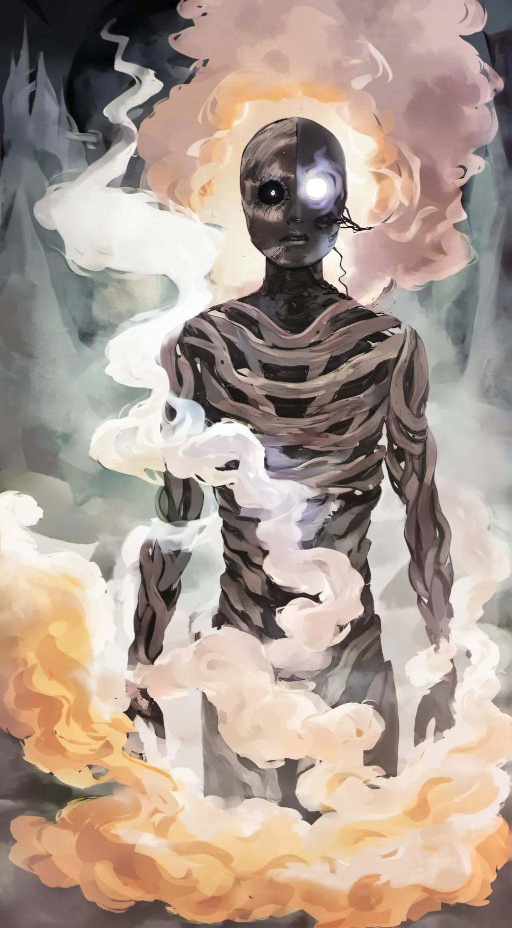 ai character: The Taker background