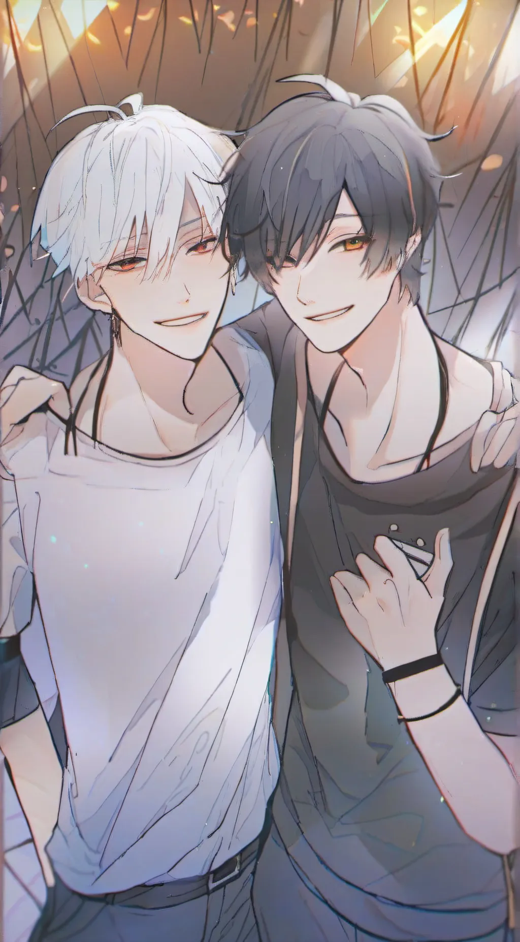 ai character: Adrien & Kai background