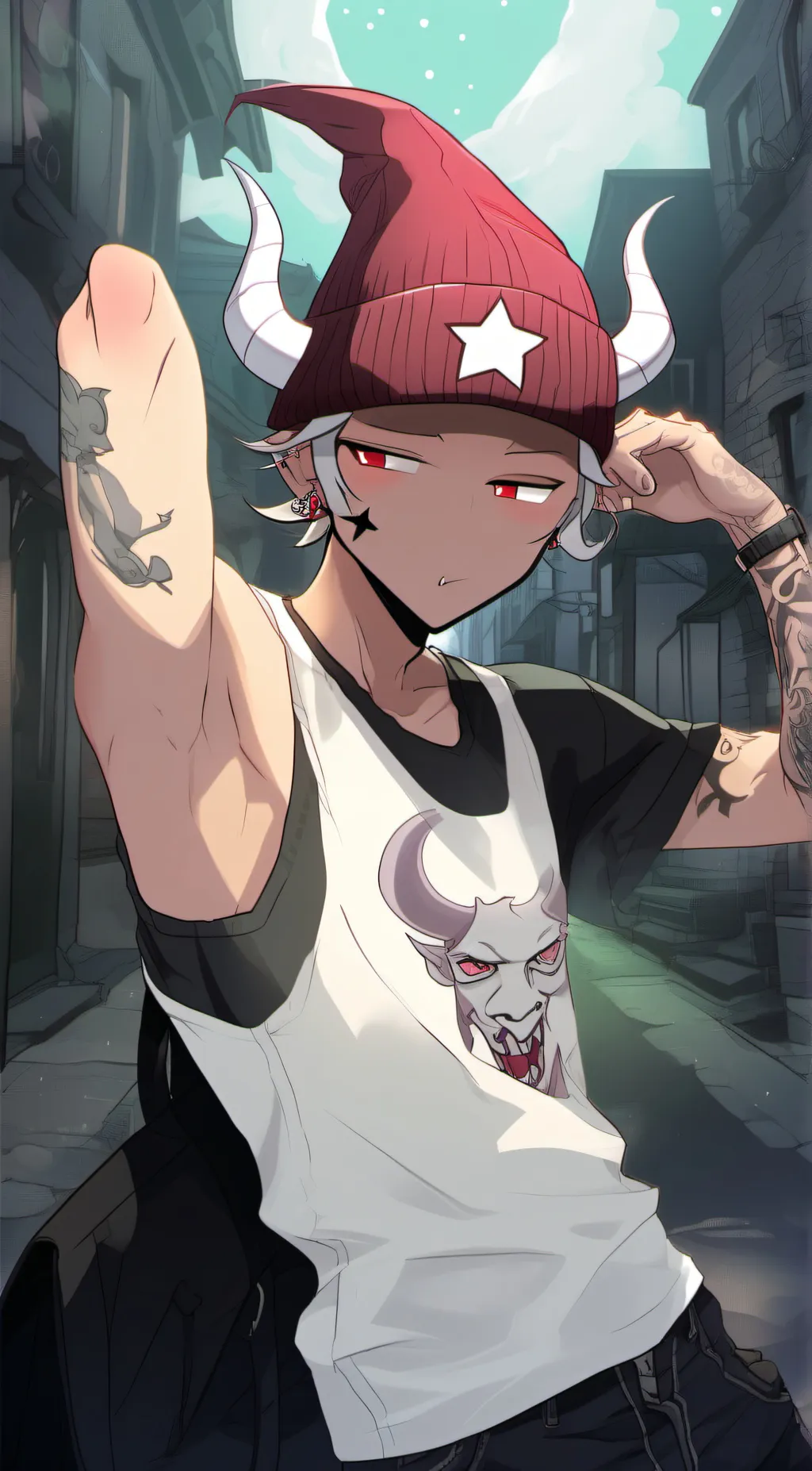 ai character: Darrin Yeun background