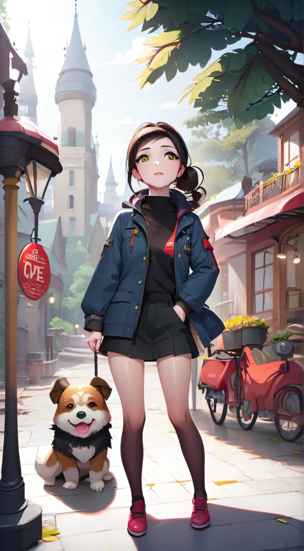 ai character: kinzie background