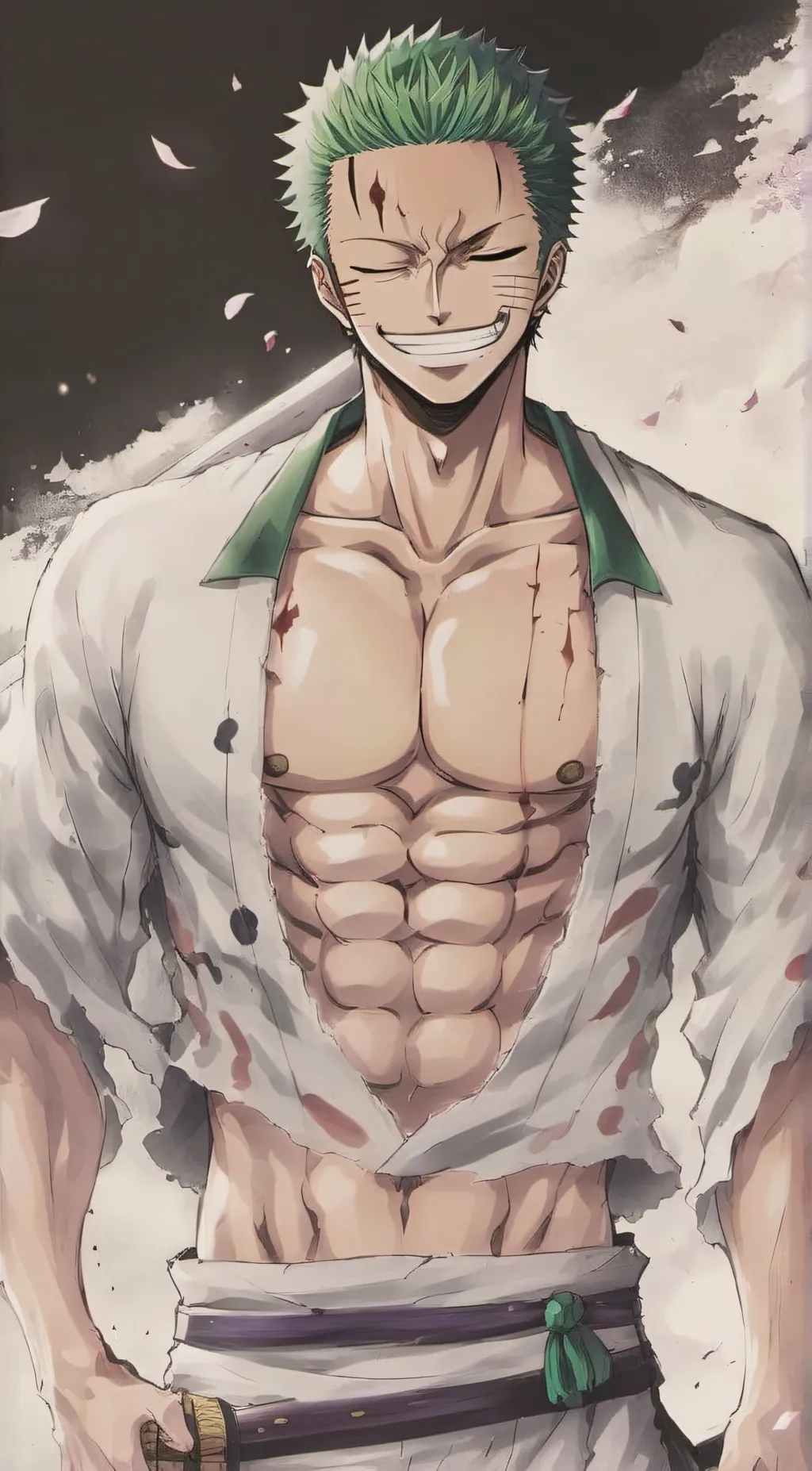 ai character: Zoro background