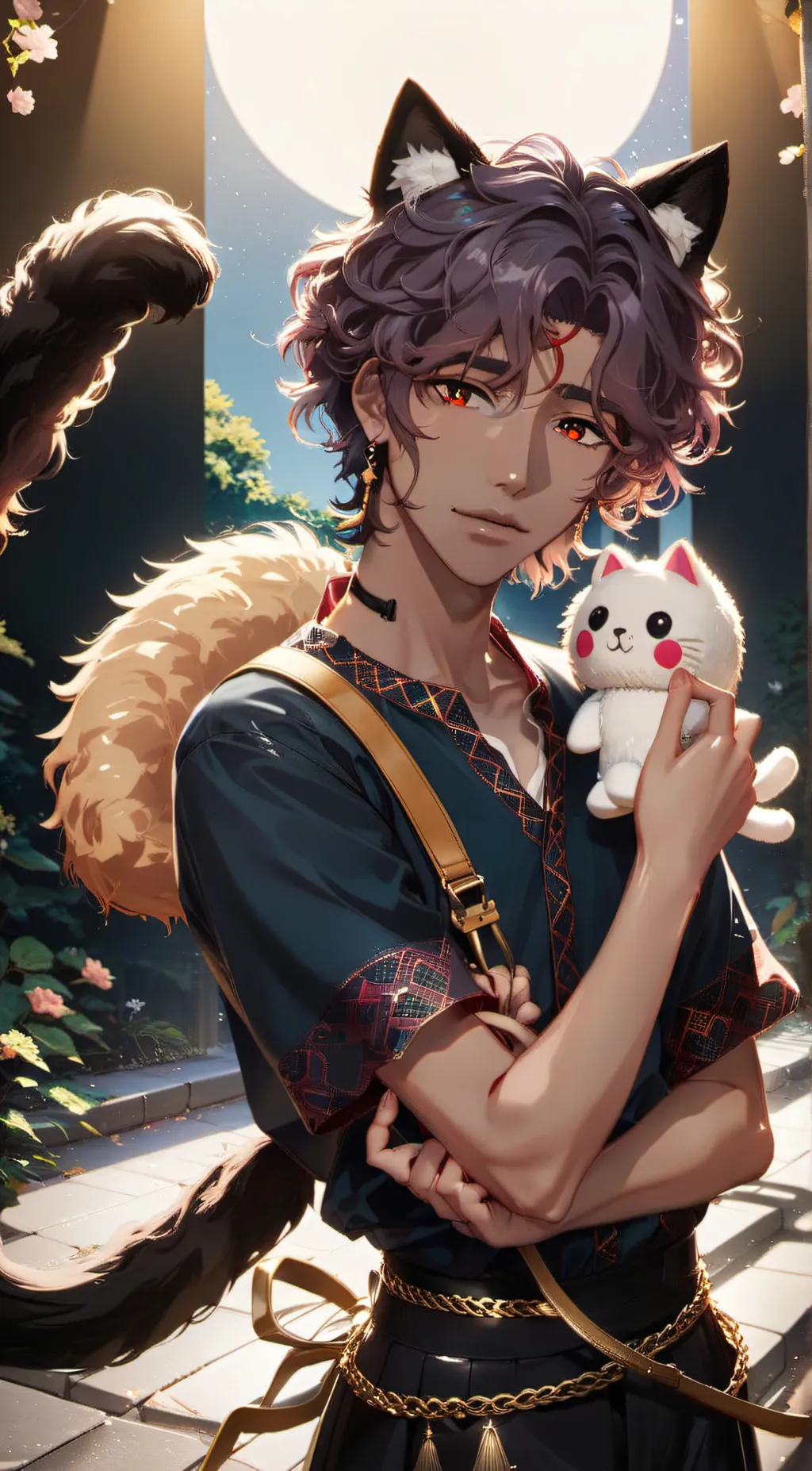 ai character: Azrael  background