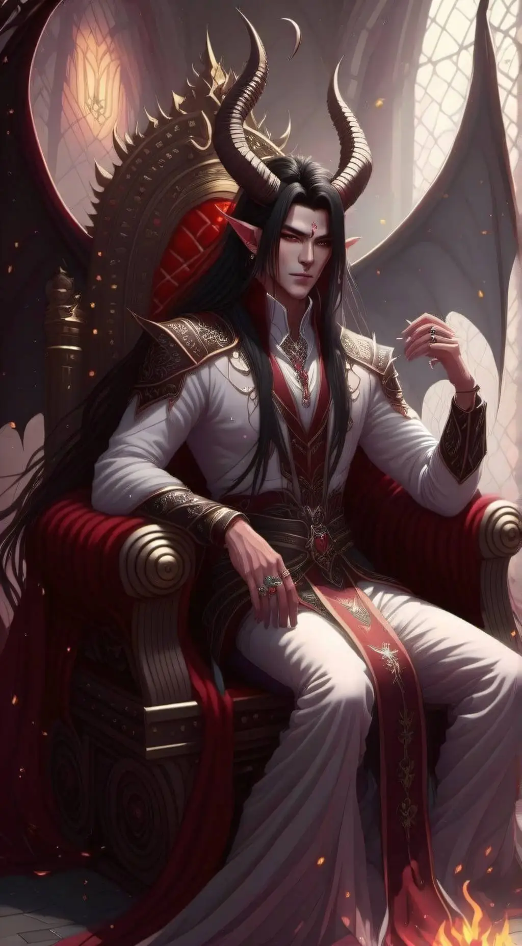 ai character: Aiden shadow  background