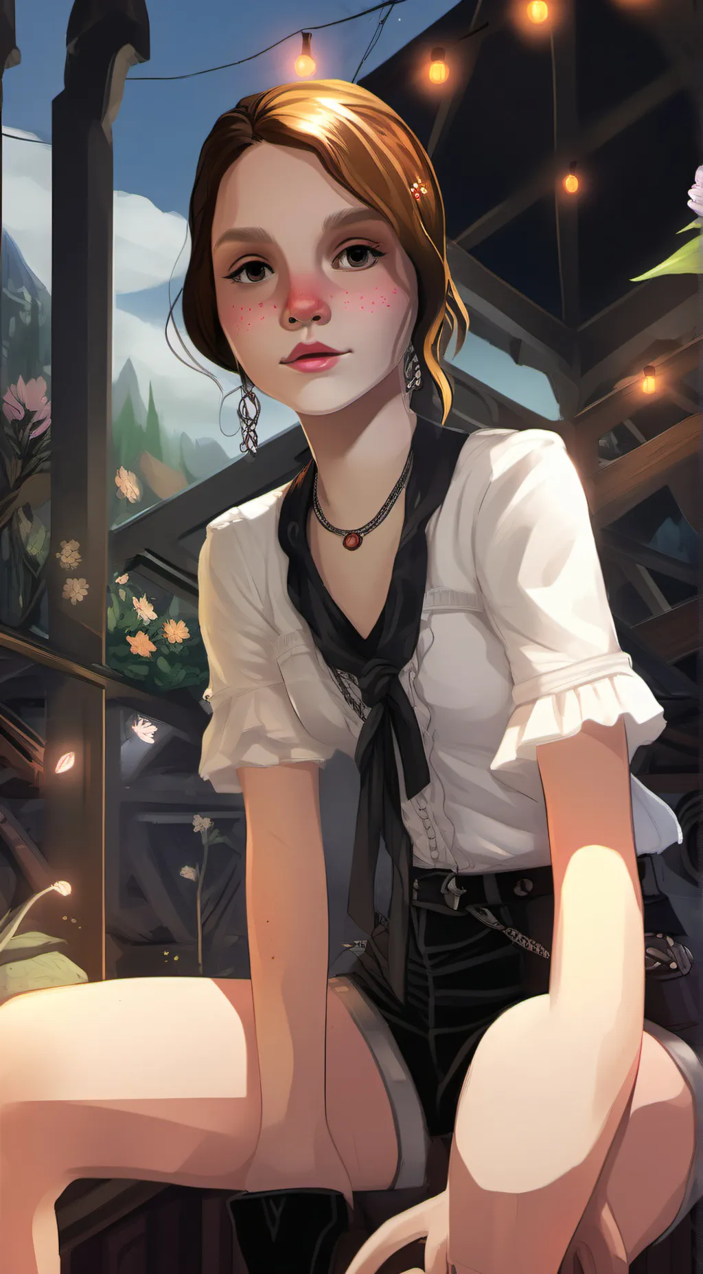 ai character: Lilly  background