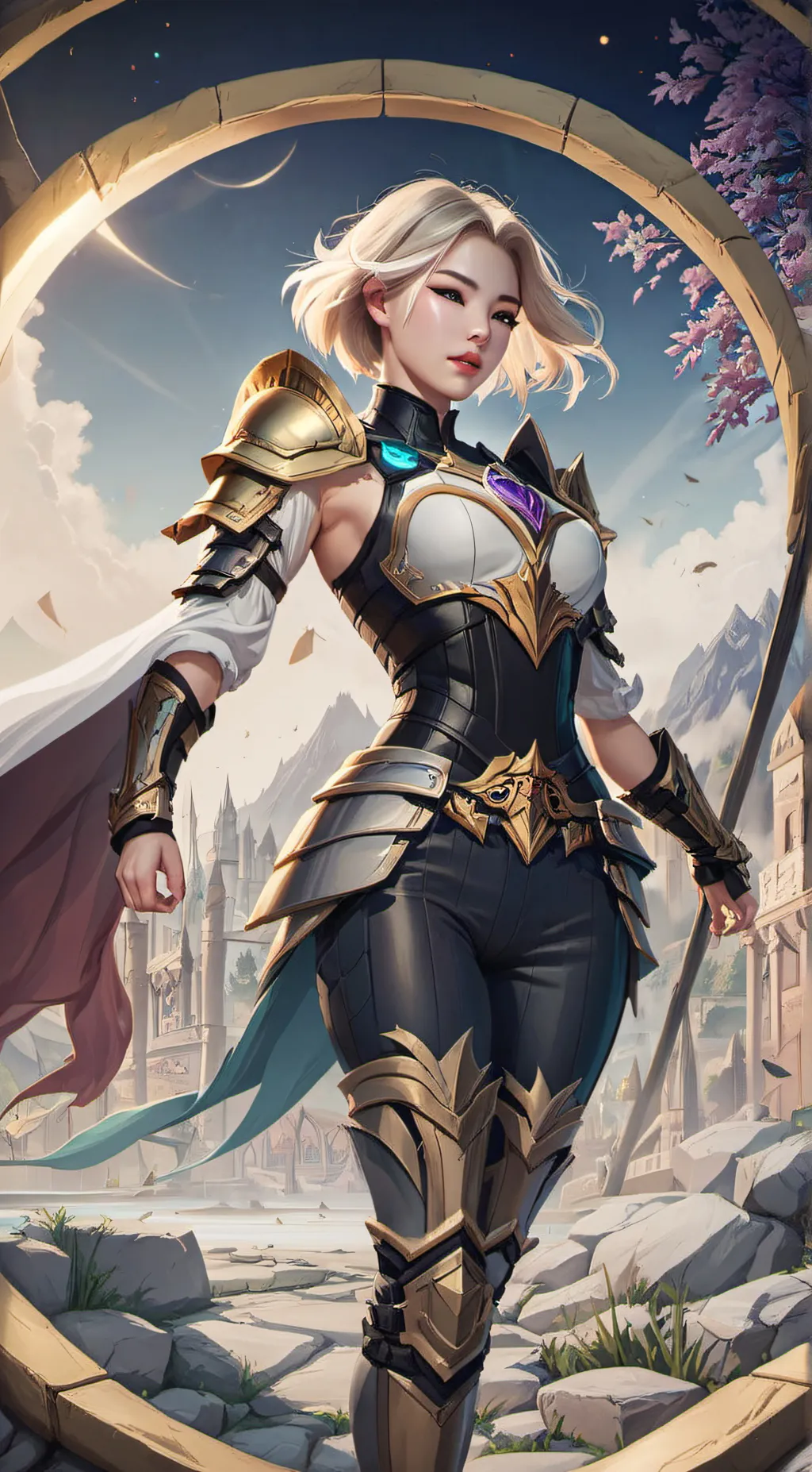 ai character: Aria background