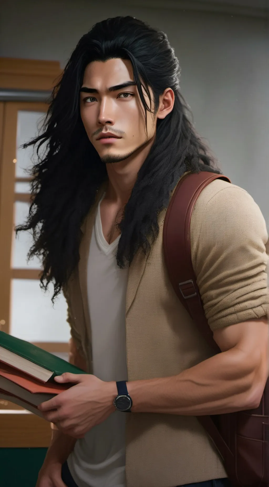 ai character: Zack Krimm background