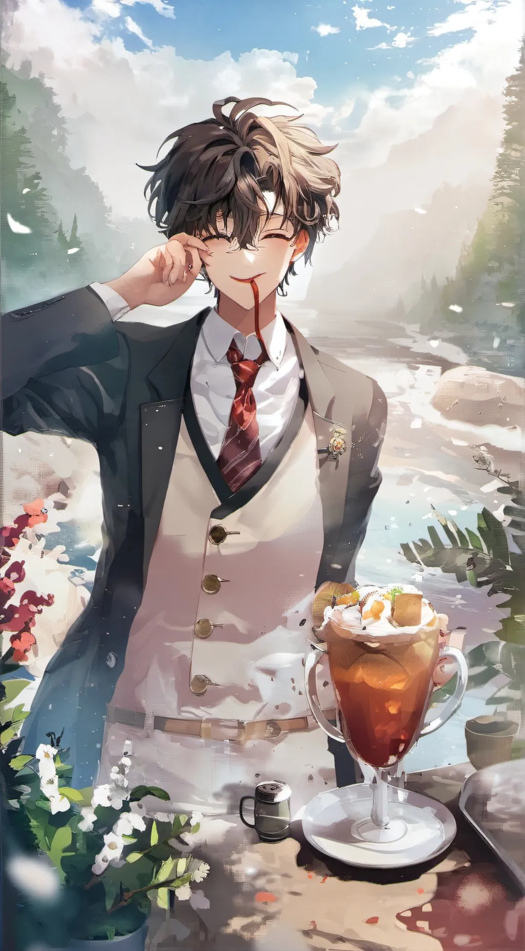 ai character: Ethan  background