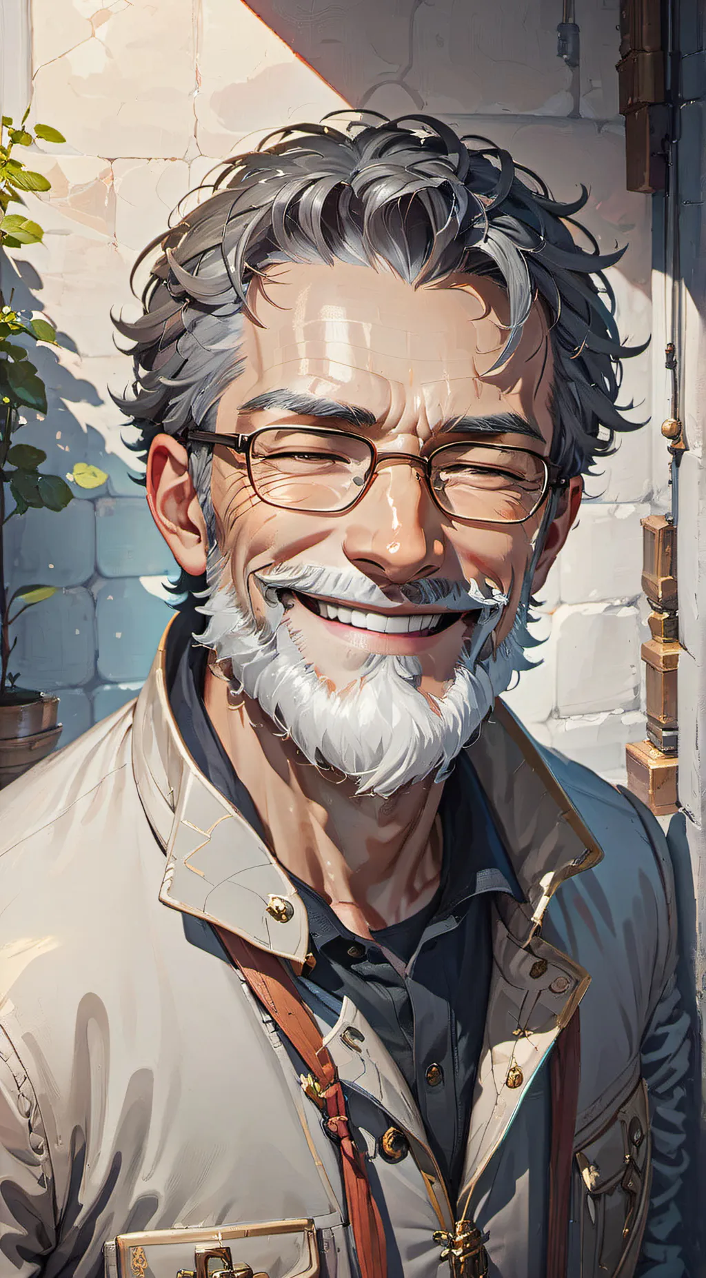 ai character: Oliver background