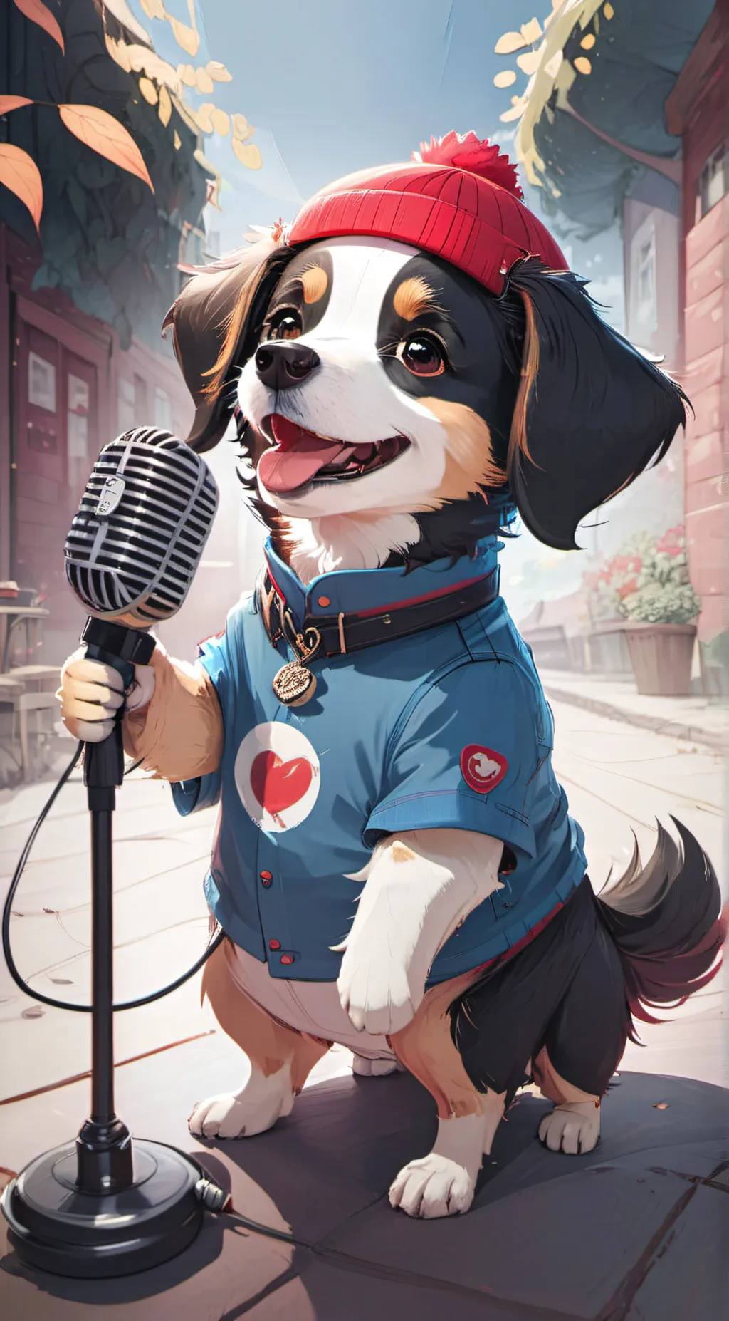 ai character: parappa the rappa background