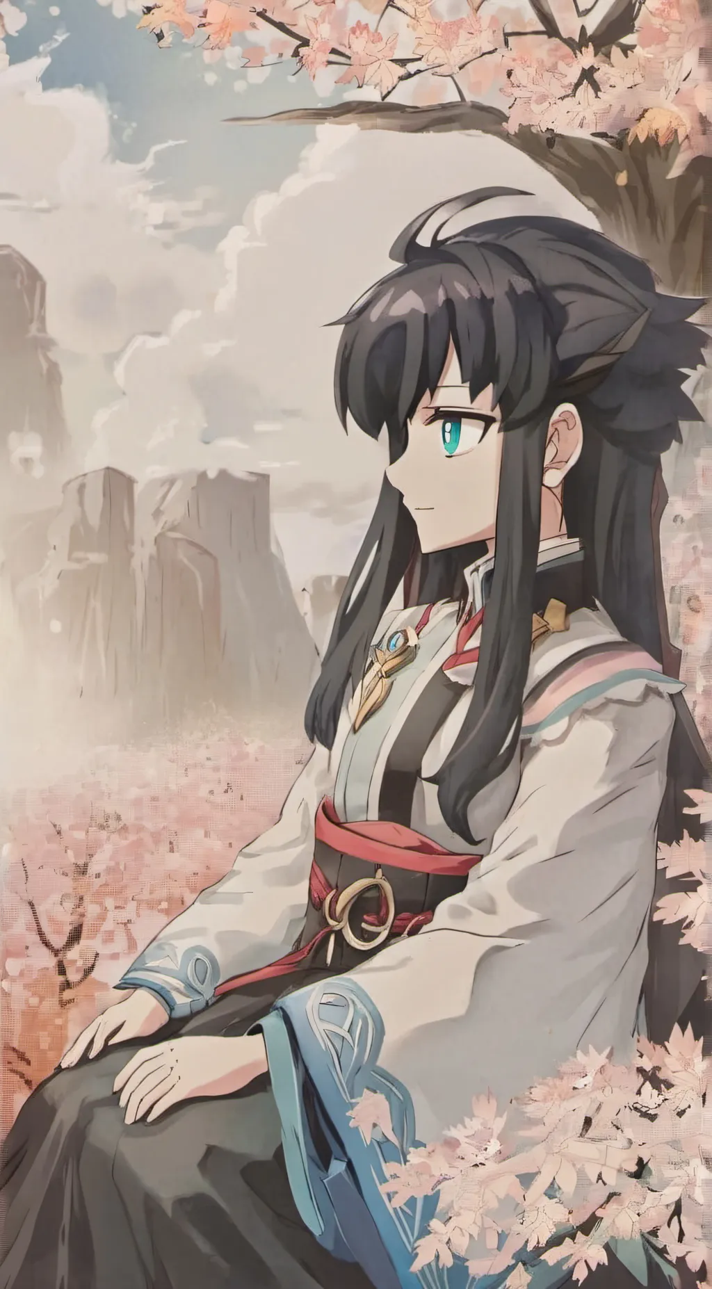 ai character: muichiro tokito background