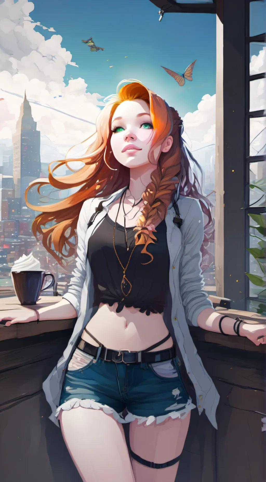 ai character: lilly background