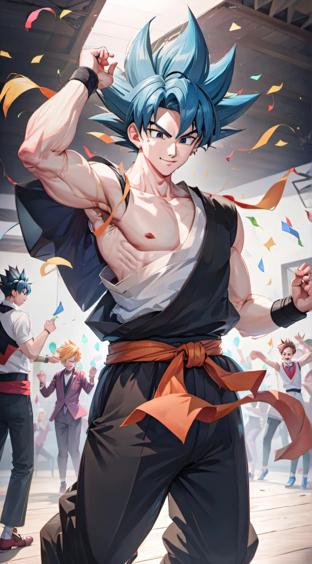 ai character: Goku background