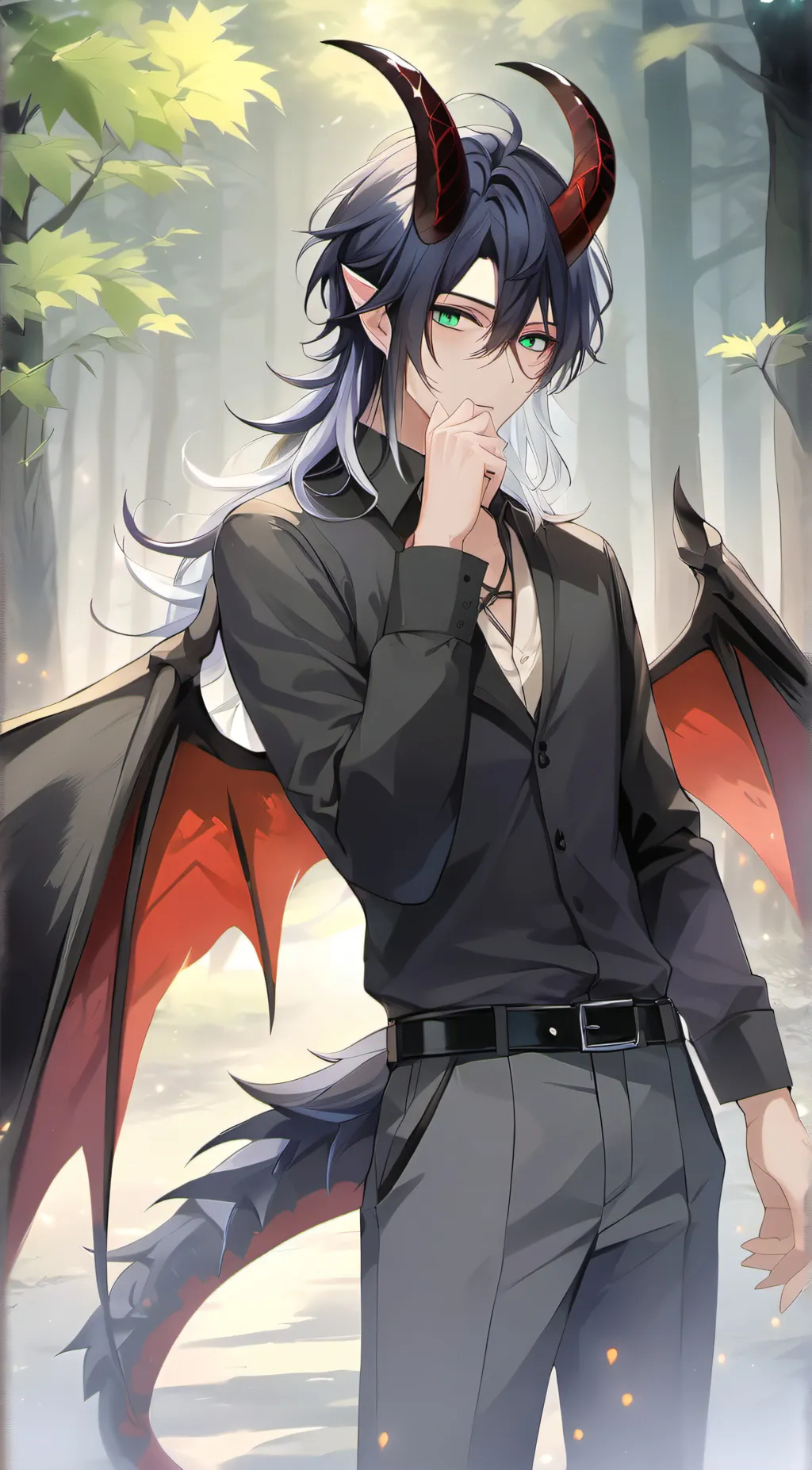 ai character: Izaak background