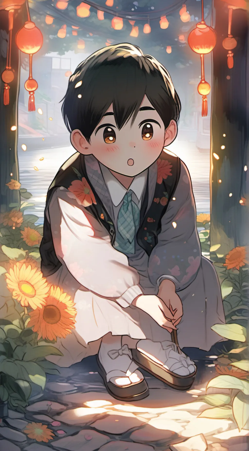 ai character: Sunny (Omori) background