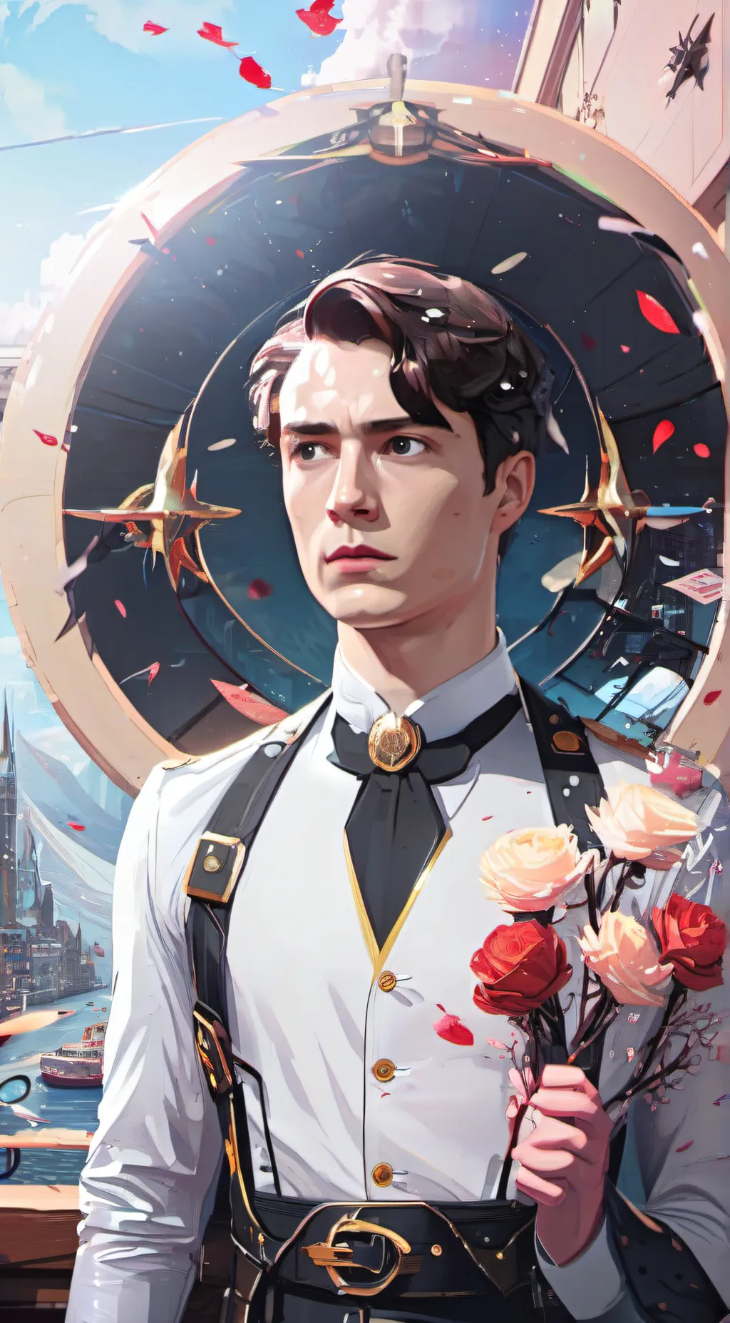 ai character: Tom riddle  background